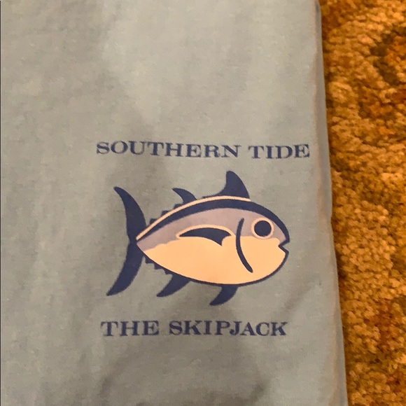 SOUTHERN TIDE LIGHT BLUE SHORT SLEEVE SHIRT - Picture 2 of 5